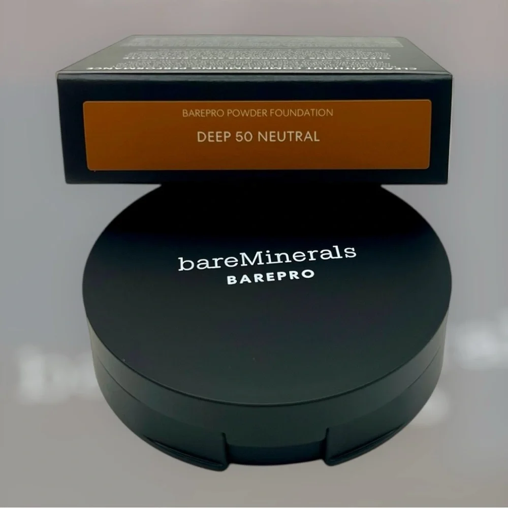 bareMinerals BAREPRO Matte Powder Foundation - Deep 50 Neutral, NIB